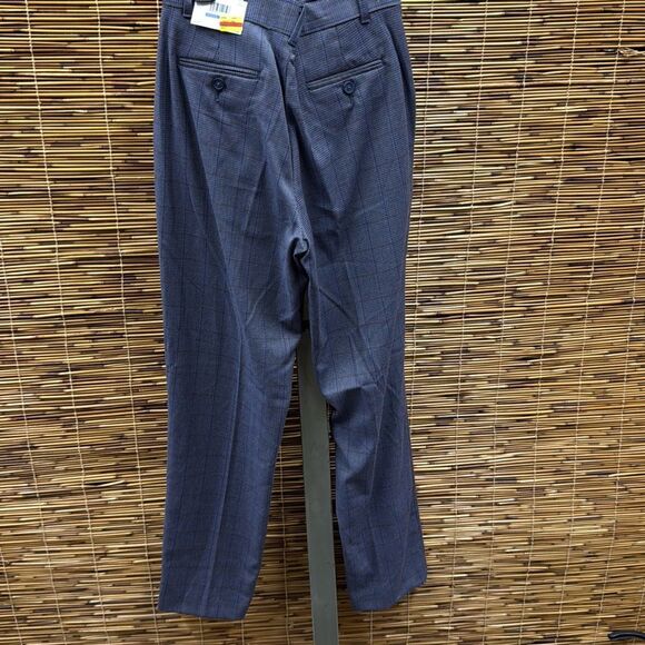 Tommy Hilfiger Big Boys Stretch Houndstooth Deco Single-Pleat Pants - Bright Cob - Picture 3 of 3